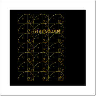 Stay Golden Posters and Art